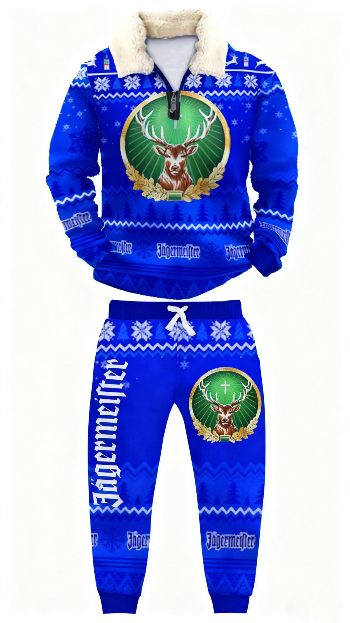 Ugly Quarter Zip Sweatshirt & Sweatpant Set 016a - product image 4