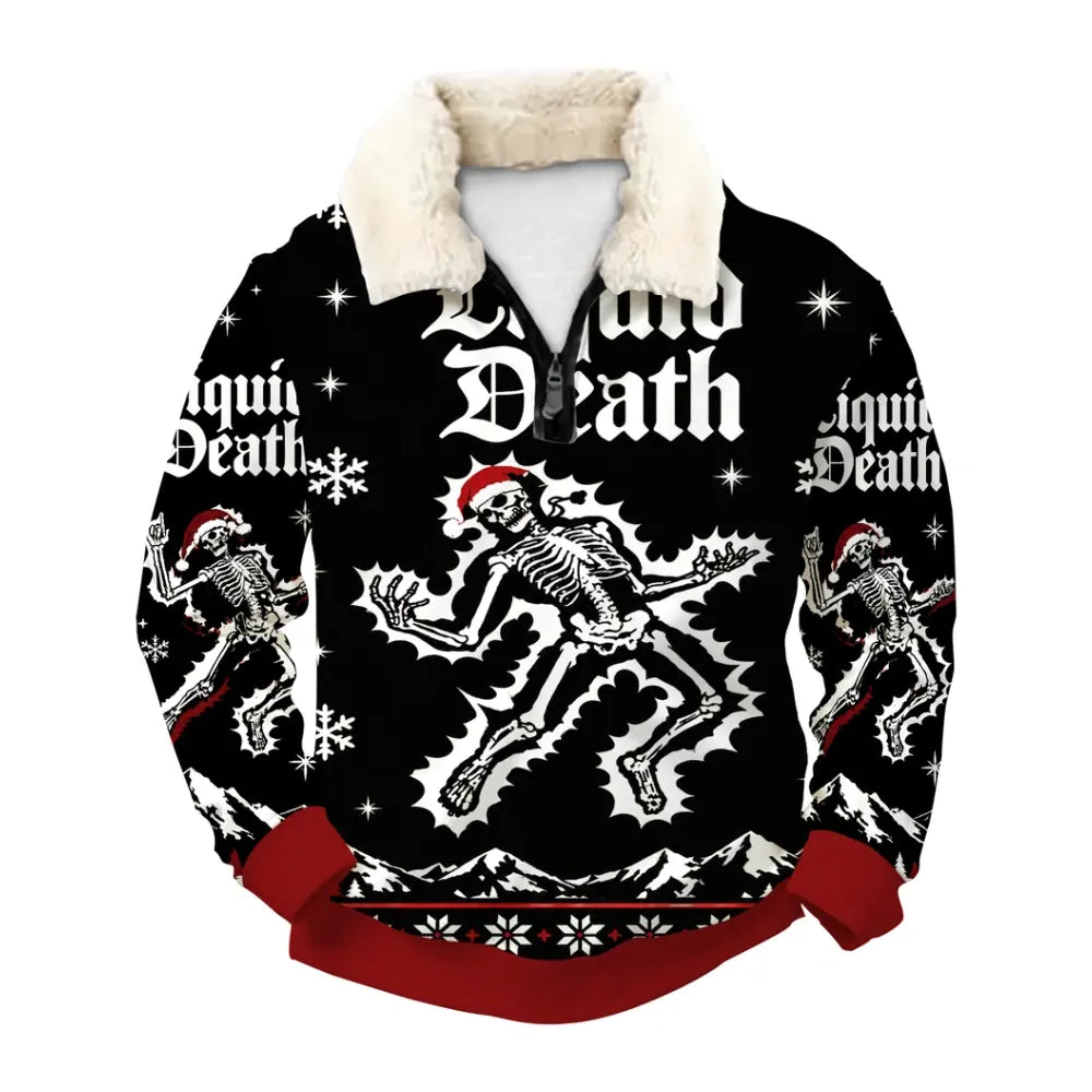 Black Power Ugly Quarter Zip Sweatshirt & Sweatpant Set - MERRYPARK