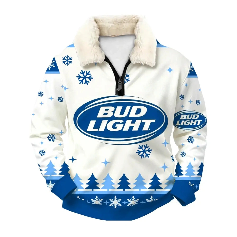Blue Brew Ugly Quarter Zip Sweatshirt & Sweatpant Set - MERRYPARK
