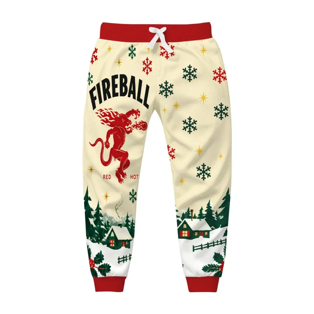 Cinnamon Fire Ugly Quarter Zip Sweatshirt & Sweatpant Set - MERRYPARK