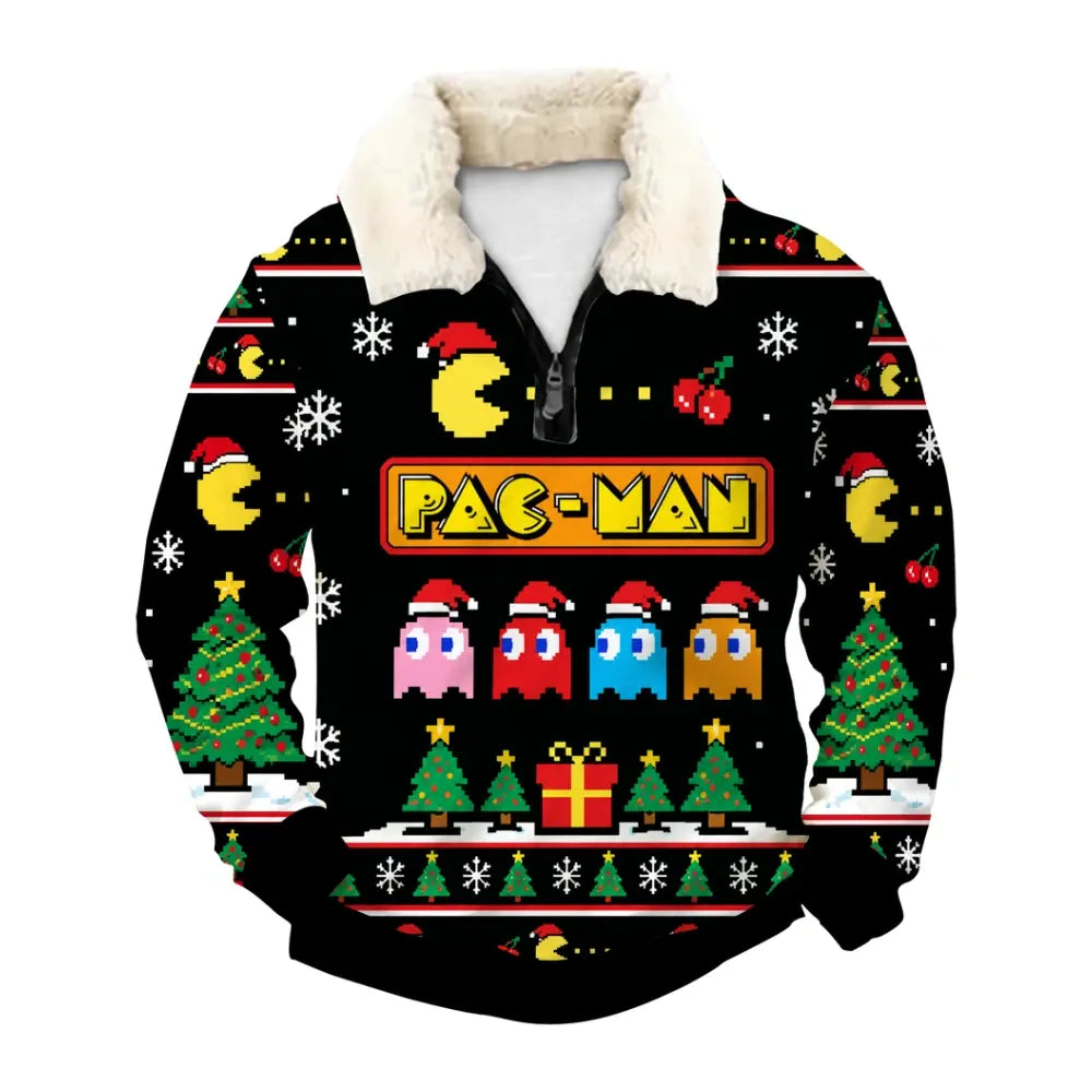 Classic Games Ugly Quarter Zip Sweatshirt & Sweatpant Set - MERRYPARK