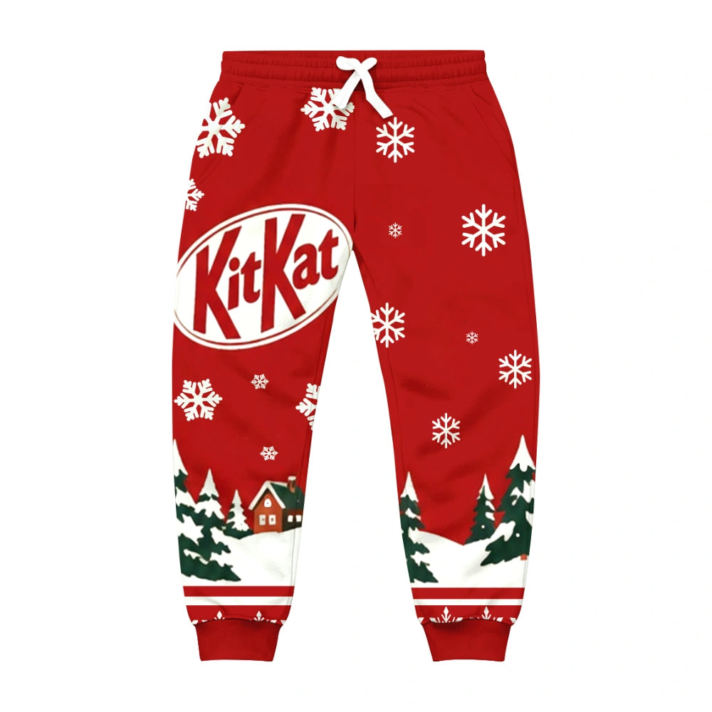 Crispy Break Ugly Quarter Zip Sweatshirt & Sweatpant Set - MERRYPARK