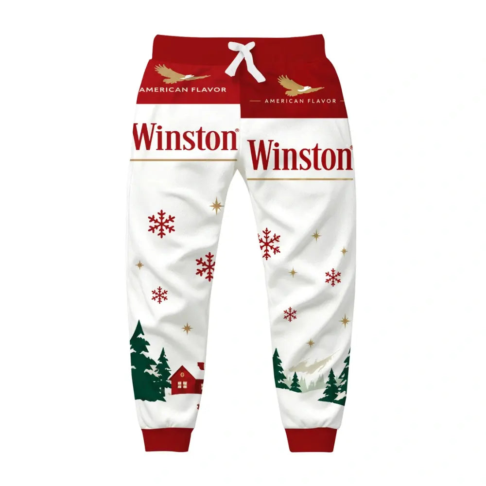 Eagle Red Ugly Quarter Zip Sweatshirt & Sweatpant Set - MERRYPARK