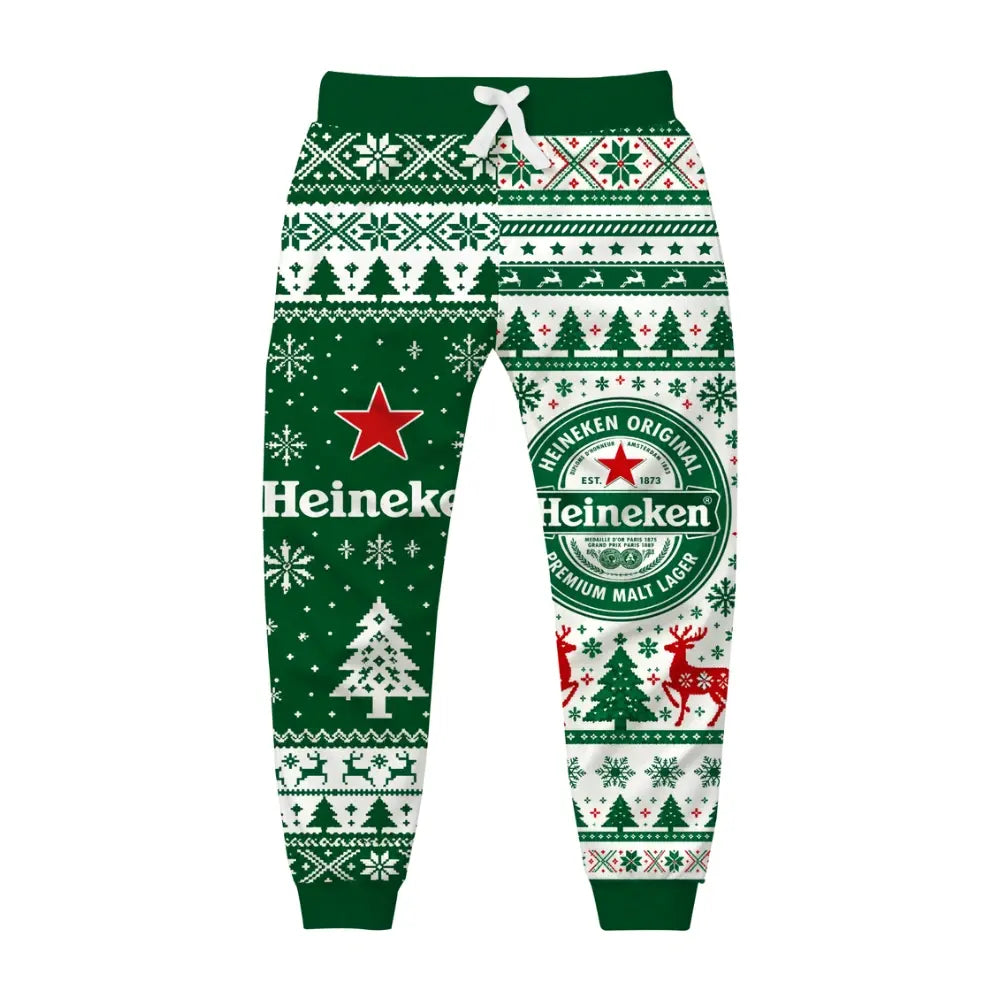 Green wine Ugly Quarter Zip Sweatshirt & Sweatpant Set - MERRYPARK