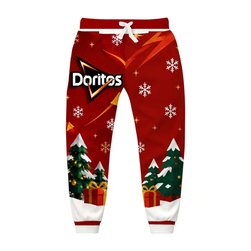 Nacho Chip Ugly Quarter Zip Sweatshirt & Sweatpant Set - MERRYPARK