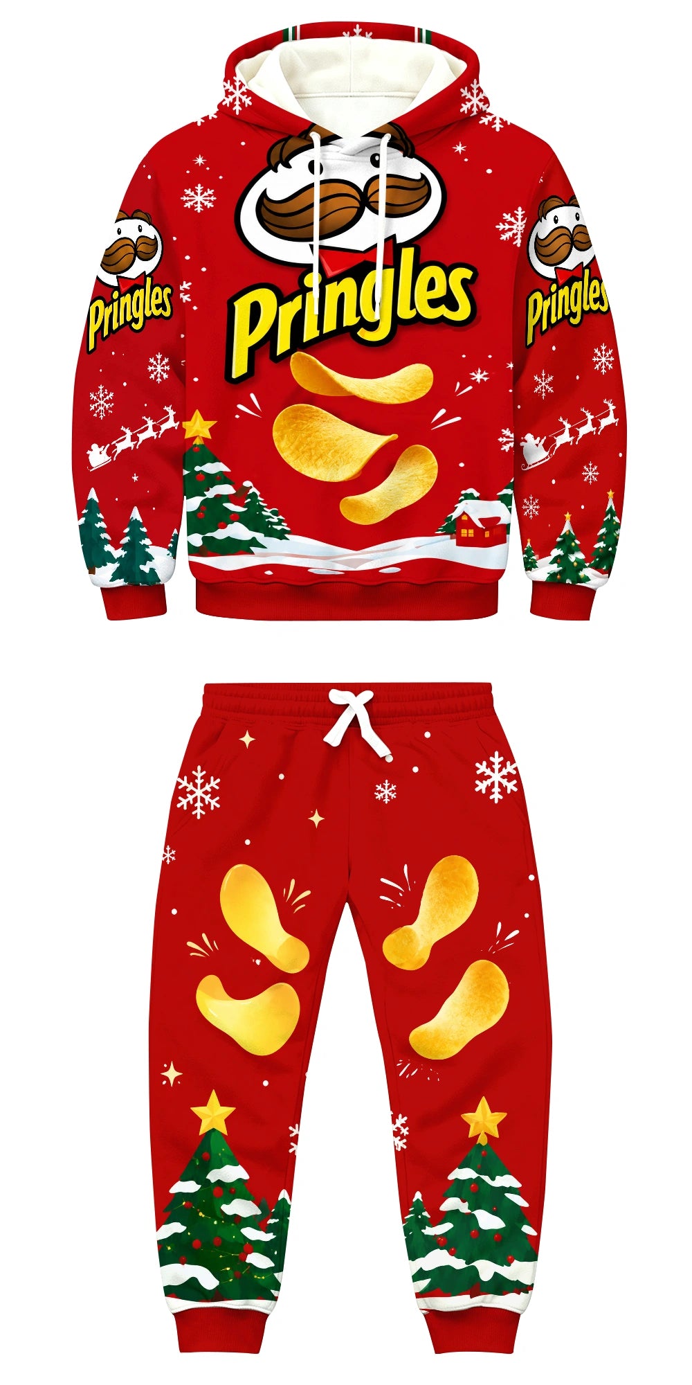 Onion Stack Ugly Quarter Zip Sweatshirt & Sweatpant Set - MERRYPARK