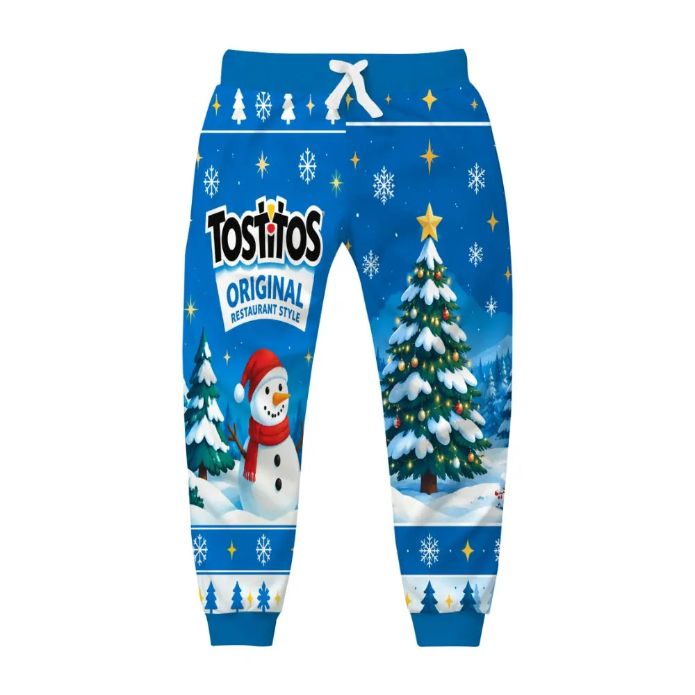Party Chips Ugly Quarter Zip Sweatshirt & Sweatpant Set - MERRYPARK