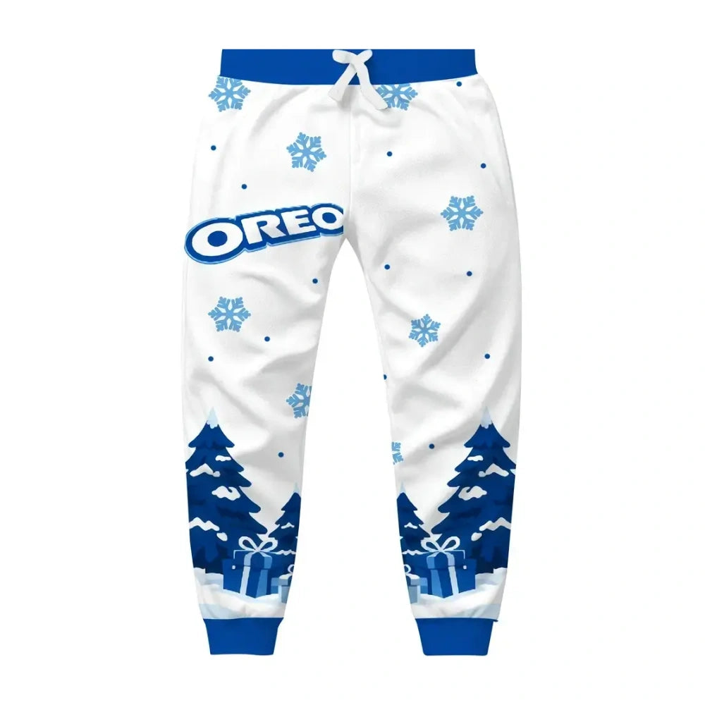 Snowy Cookies Ugly Quarter Zip Sweatshirt & Sweatpant Set - MERRYPARK