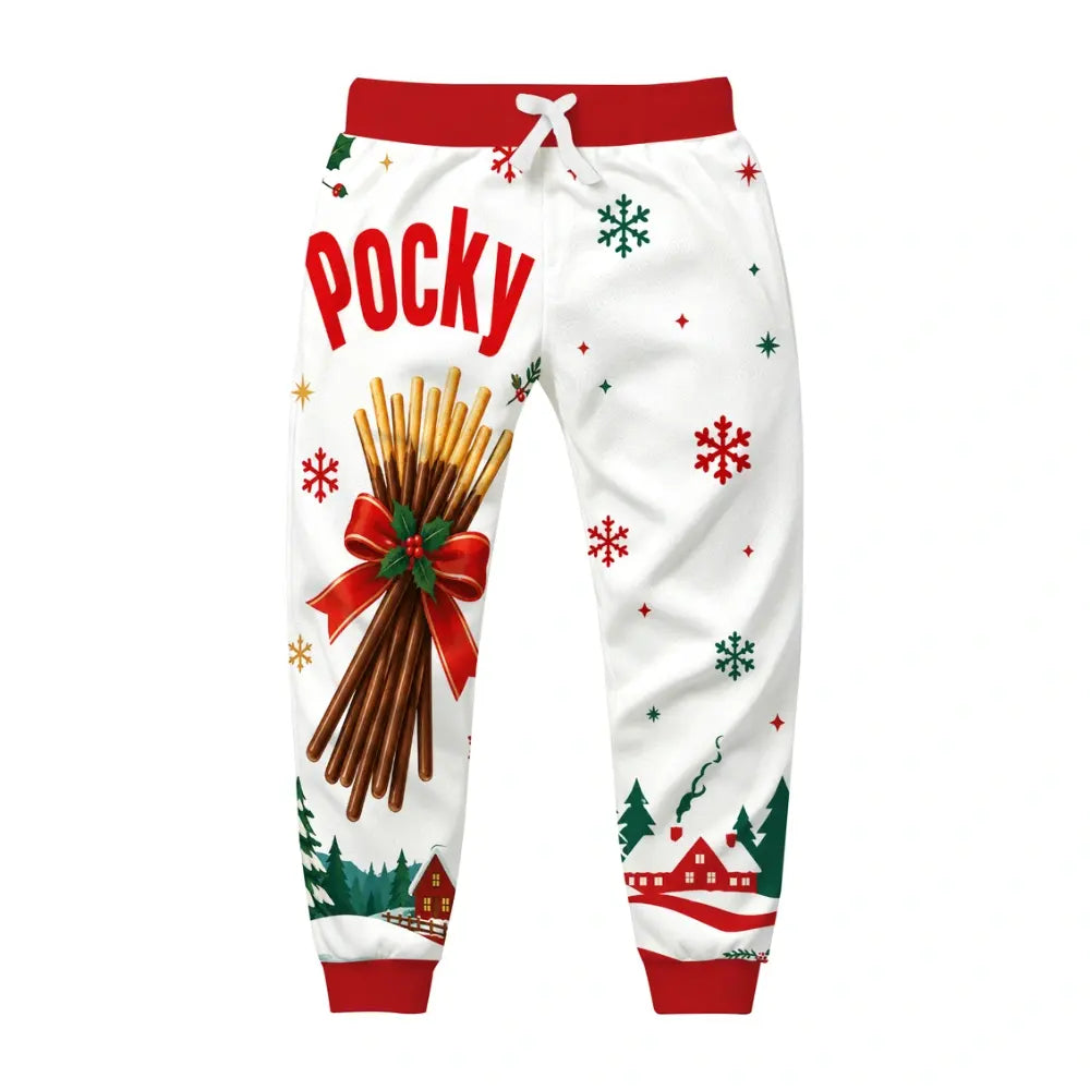 Winter Snacks Ugly Quarter Zip Sweatshirt & Sweatpant Set - MERRYPARK