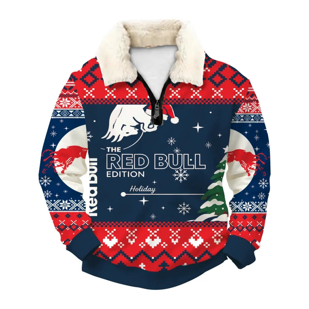 B-cow Ugly Quarter Zip Sweatshirt & Sweatpant Set - MERRYPARK
