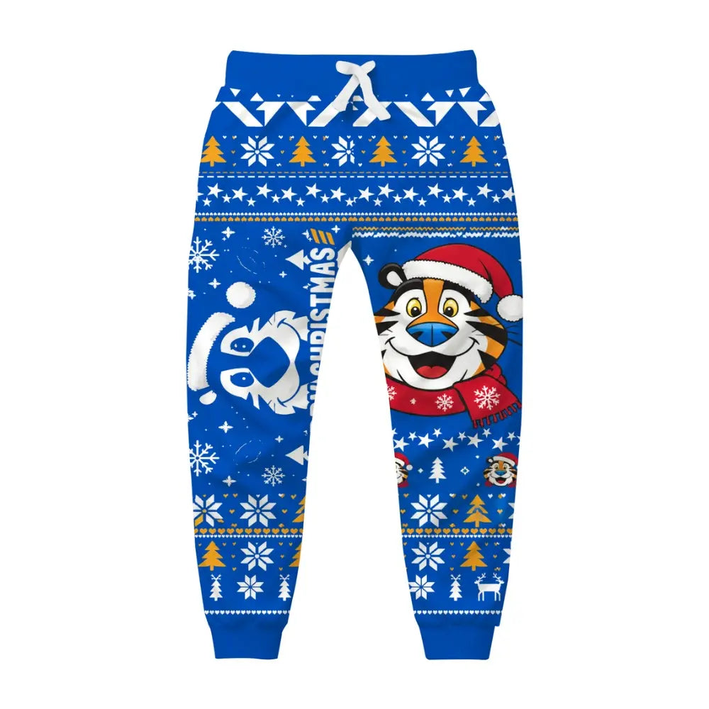 bule-T Ugly Quarter Zip Sweatshirt & Sweatpant Set - MERRYPARK