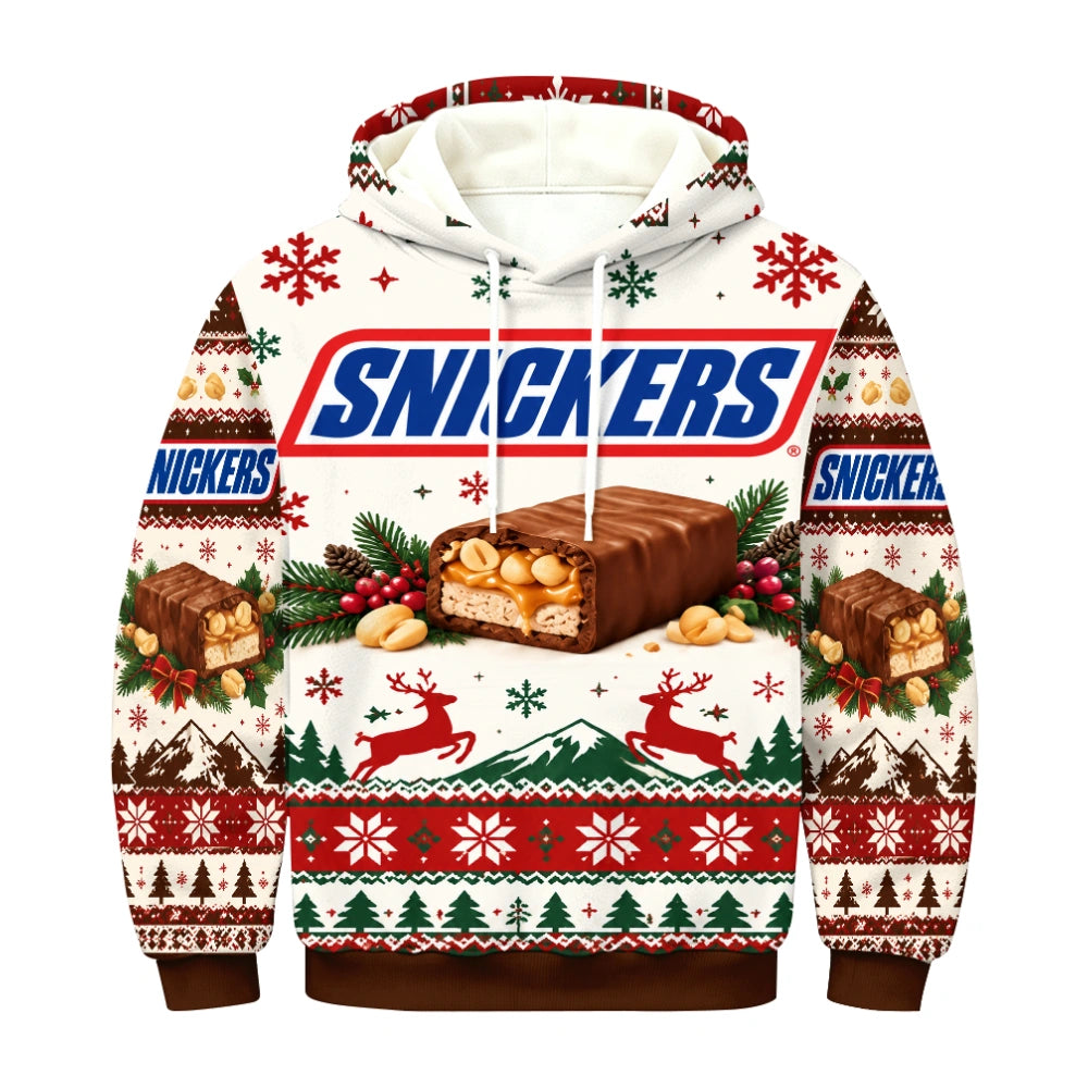 Caramel Nut Ugly Quarter Zip Sweatshirt & Sweatpant Set - MERRYPARK