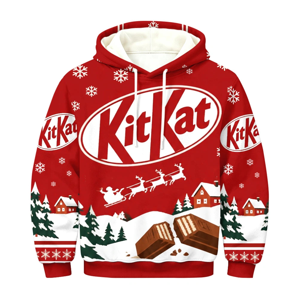 Crispy Break Ugly Quarter Zip Sweatshirt & Sweatpant Set - MERRYPARK