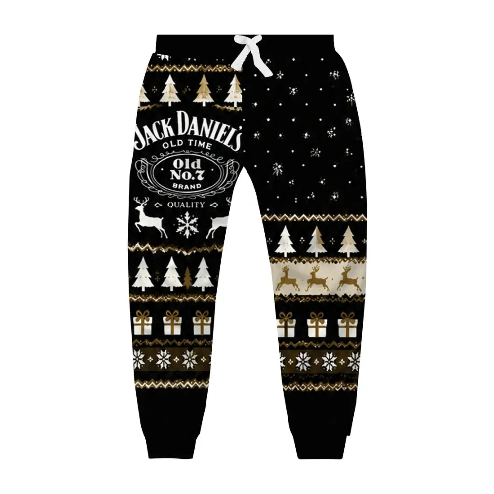 Dark Whiskey Ugly Quarter Zip Sweatshirt & Sweatpant Set - MERRYPARK