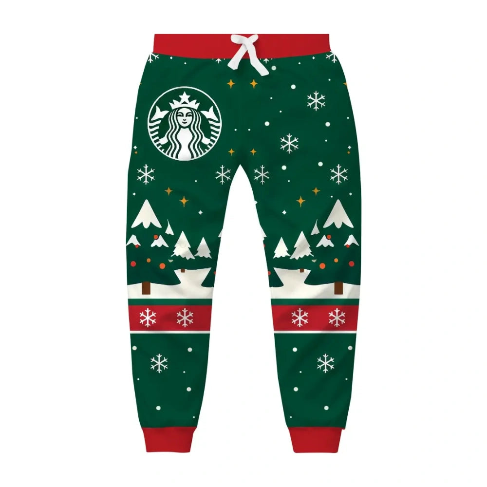 Green Coffee Ugly Quarter Zip Sweatshirt & Sweatpant Set - MERRYPARK