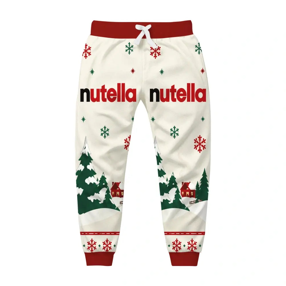 Hazelnut Cream Ugly Quarter Zip Sweatshirt & Sweatpant Set - MERRYPARK