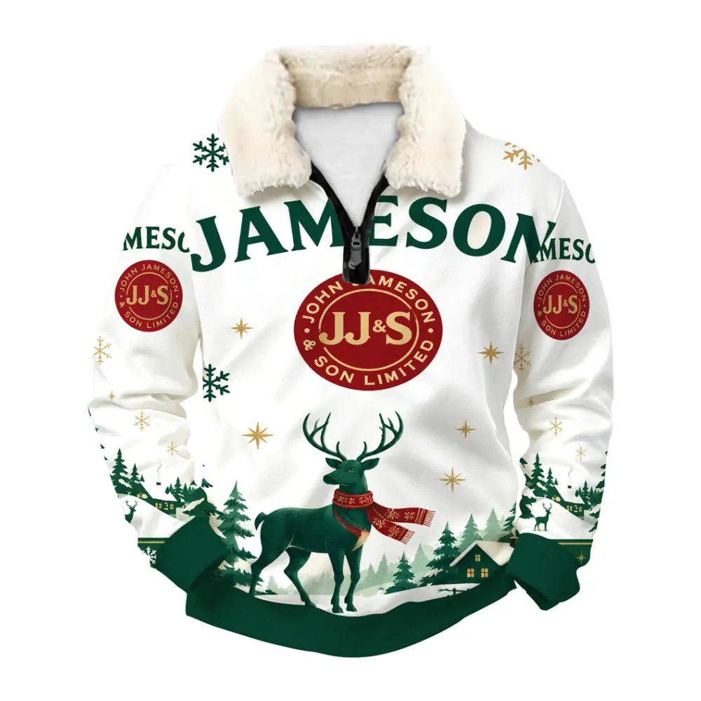 Irish Oak Ugly Quarter Zip Sweatshirt & Sweatpant Set - MERRYPARK