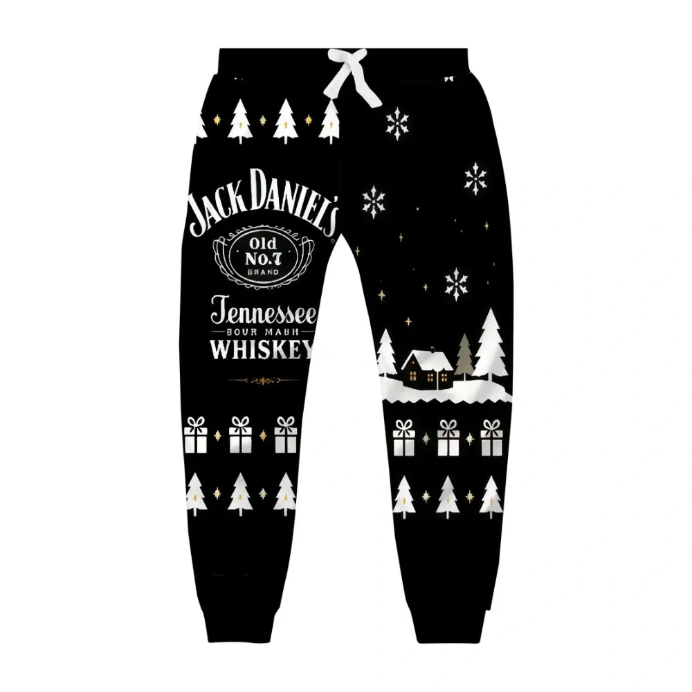 Midnight Whiskey Ugly Quarter Zip Sweatshirt & Sweatpant Set - MERRYPARK