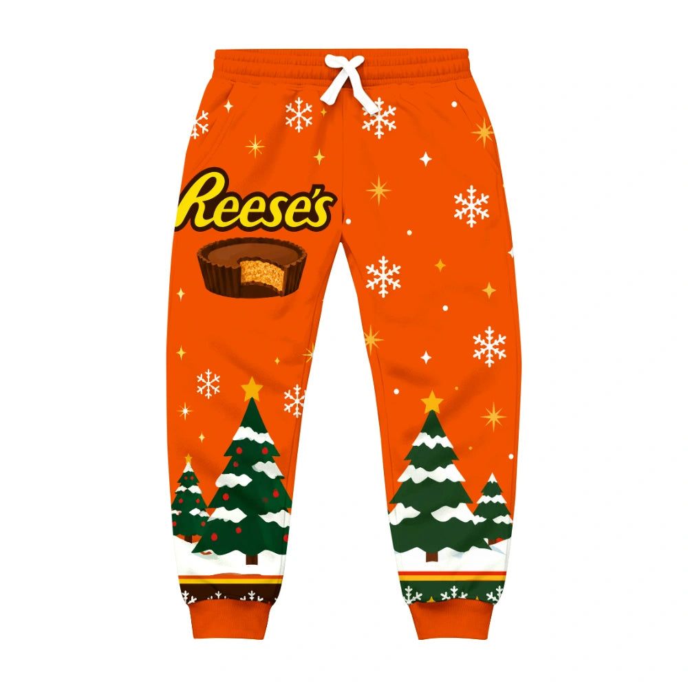 Peanut Cup Ugly Quarter Zip Sweatshirt & Sweatpant Set - MERRYPARK