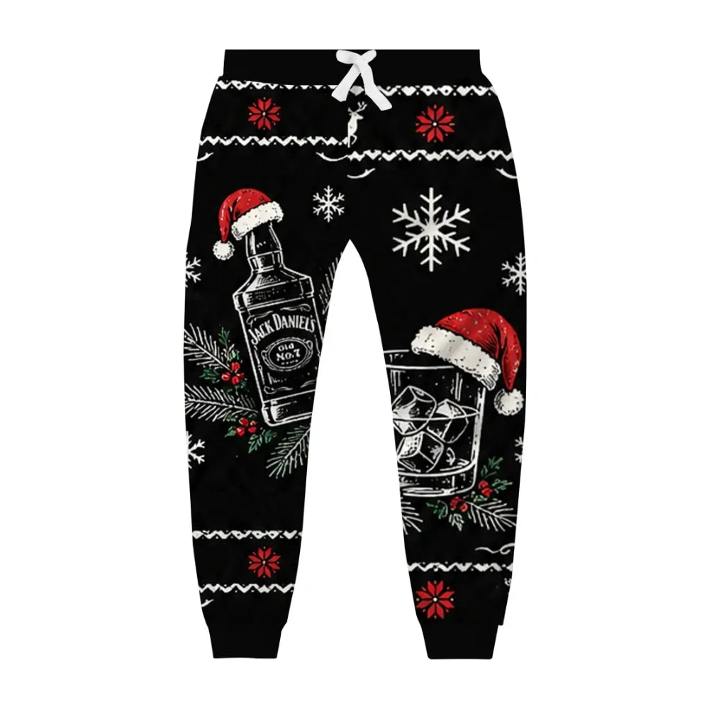 Wild Party Crew Ugly Quarter Zip Sweatshirt & Sweatpant Set - MERRYPARK