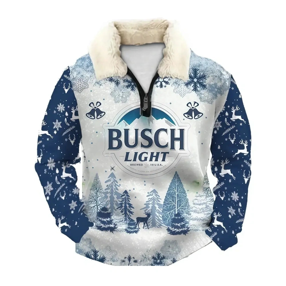 Winter Ugly Quarter Zip Sweatshirt & Sweatpant Set - MERRYPARK