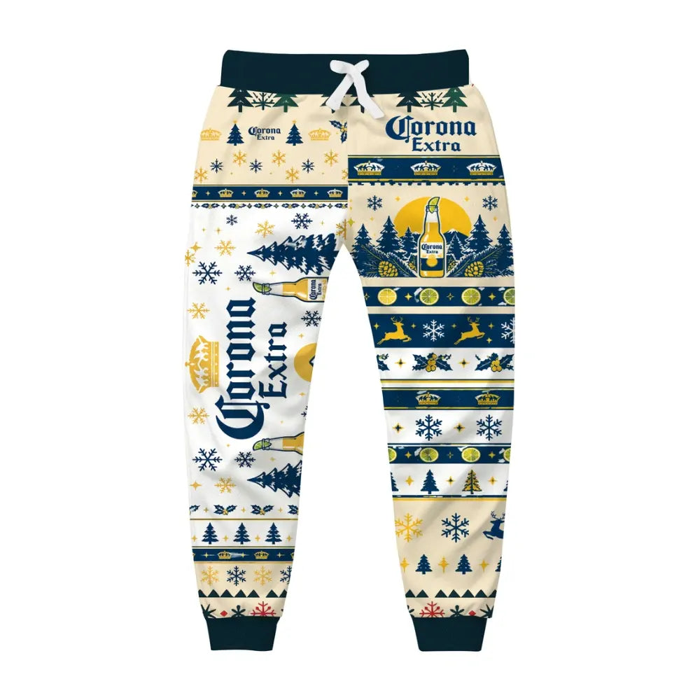 Yellow-B Ugly Quarter Zip Sweatshirt & Sweatpant Set - MERRYPARK